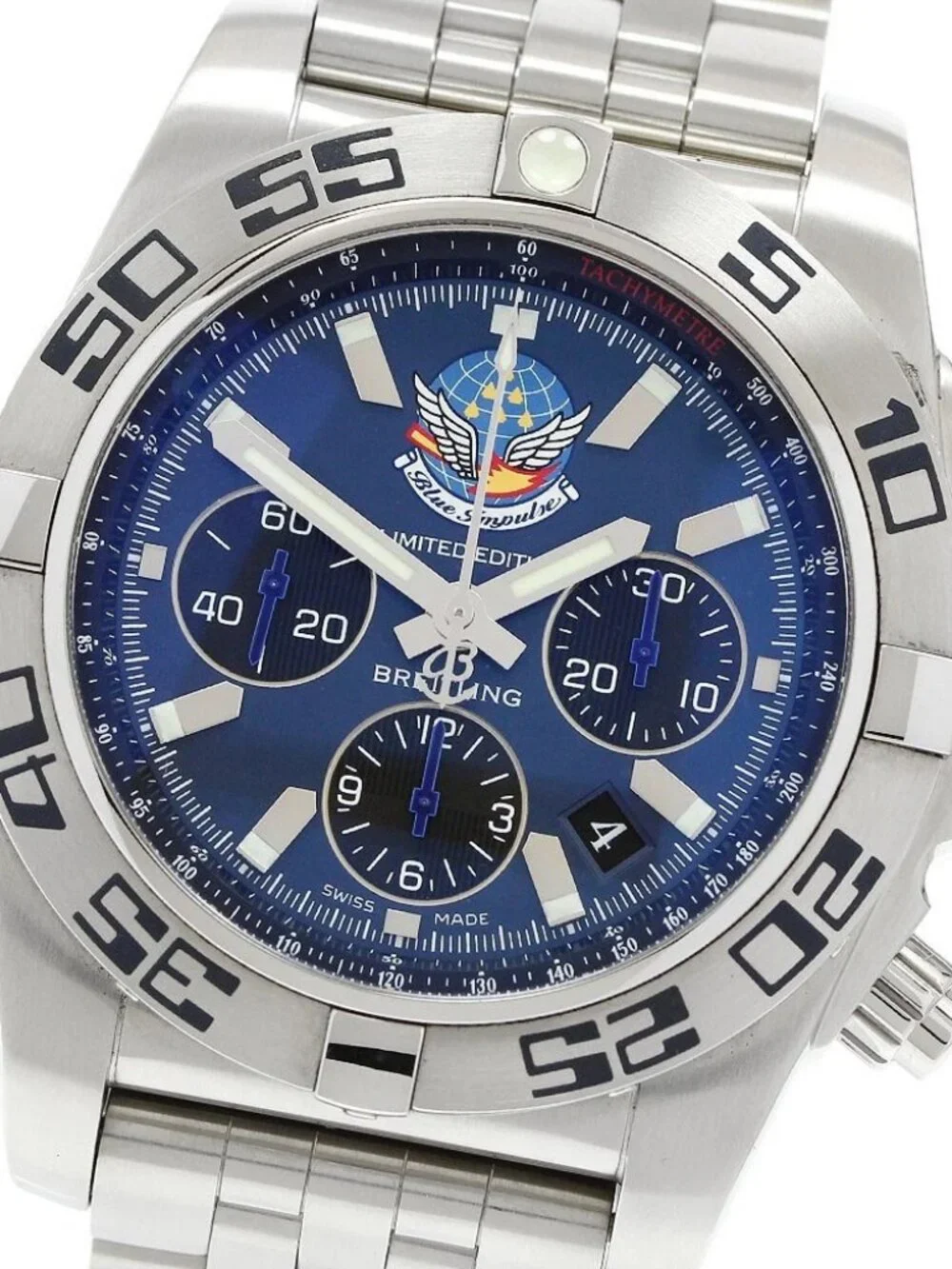 BREITLING Chronomat44 AB01107E/C885 Blue Impulse Automatic Men's Watch_967782